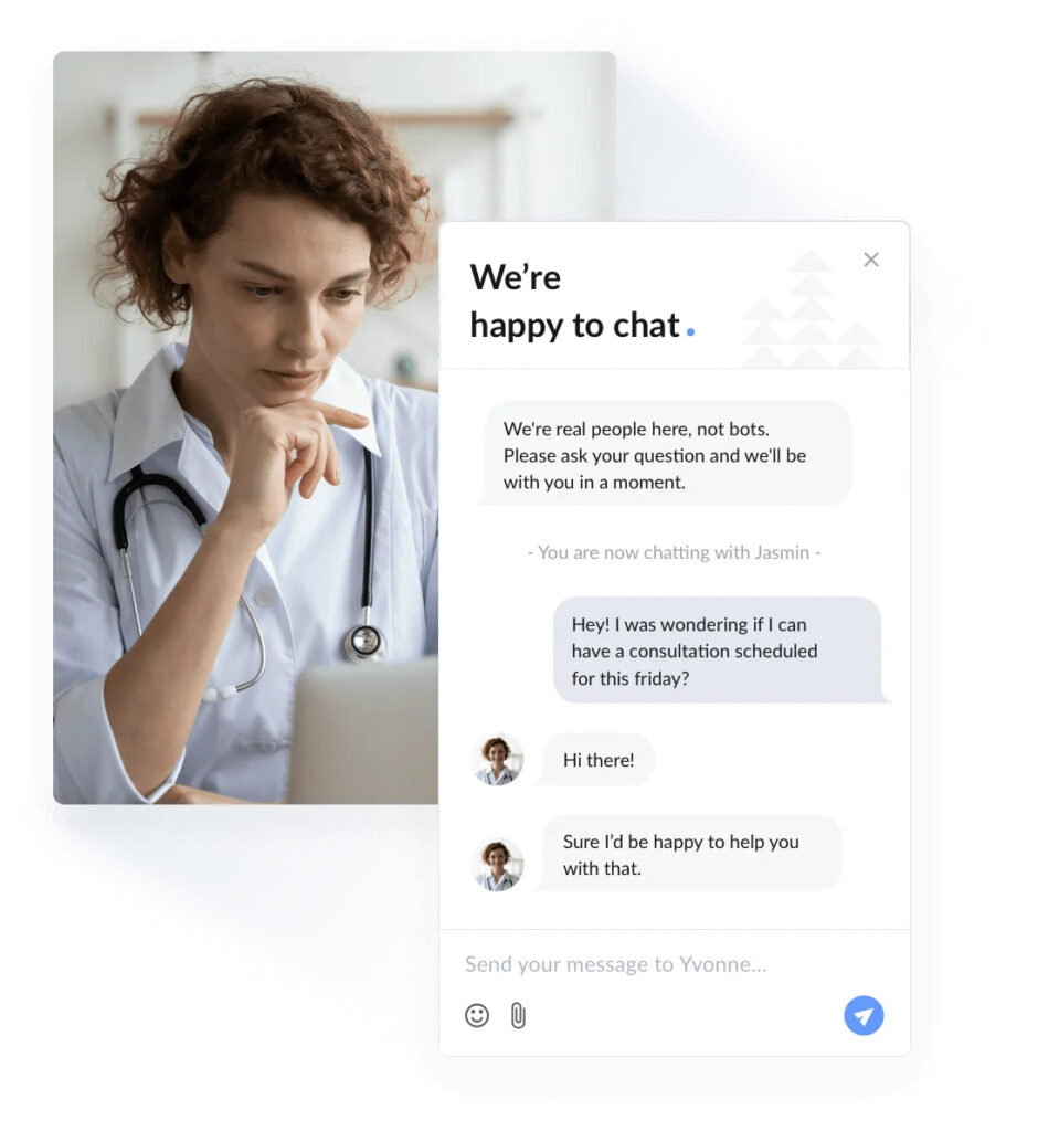 Live Chat 25 Features Every Aesthetic Clinic Website Design Must Have 11